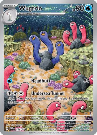 Wugtrio (224/091) [Scarlet & Violet: Paldean Fates]-1