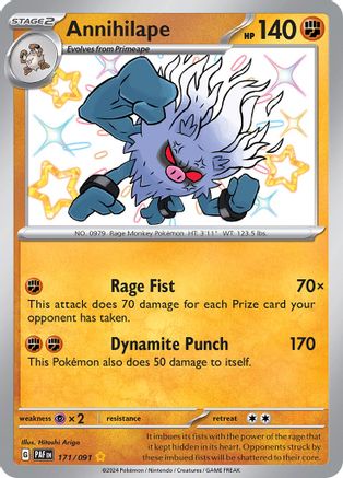 Annihilape (171/091) [Scarlet & Violet: Paldean Fates]-1