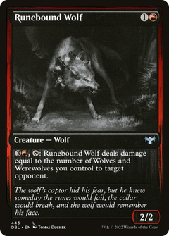 Runebound Wolf [Innistrad: Double Feature]-1