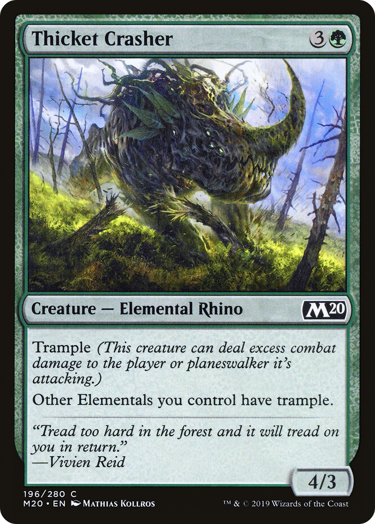 Thicket Crasher [Core Set 2020]-1