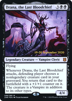 Drana, the Last Bloodchief [Zendikar Rising Prerelease Promos]-1