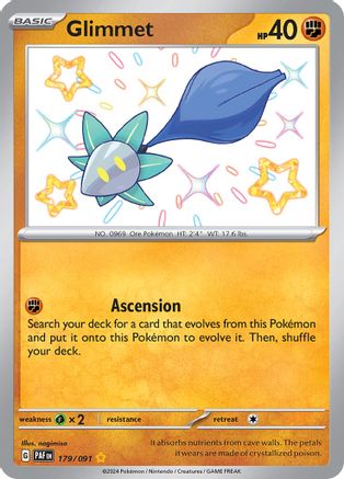 Glimmet (179/091) [Scarlet & Violet: Paldean Fates]-1