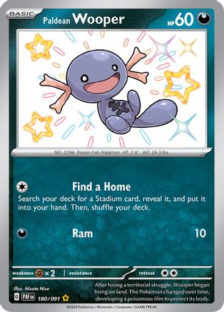 Paldean Wooper (180/091) [Scarlet & Violet: Paldean Fates]-1