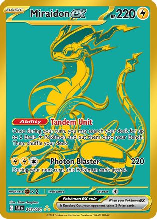 Miraidon ex (243/091) [Scarlet & Violet: Paldean Fates]-1