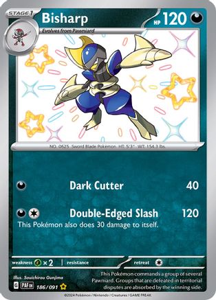 Bisharp (186/091) [Scarlet & Violet: Paldean Fates]-1