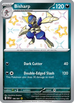 Bisharp (186/091) [Scarlet & Violet: Paldean Fates]-1