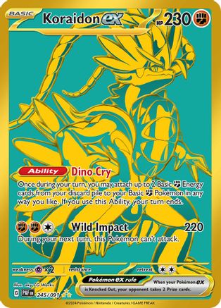 Koraidon ex (245/091) [Scarlet & Violet: Paldean Fates]-1
