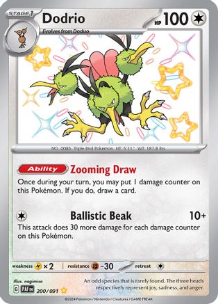 Dodrio (200/091) [Scarlet & Violet: Paldean Fates]-1