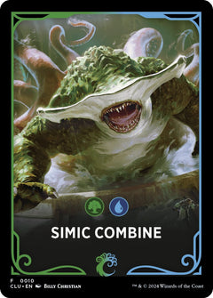 Simic Combine Theme Card [Ravnica: Clue Edition Tokens]-1