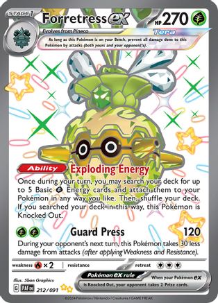 Forretress ex (212/091) [Scarlet & Violet: Paldean Fates]-1