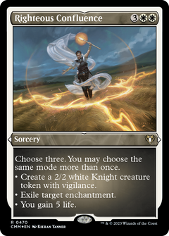 Righteous Confluence (Foil Etched) [Commander Masters]-1