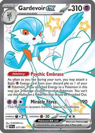 Gardevoir ex (217/091) [Scarlet & Violet: Paldean Fates]-1
