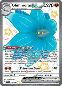 Glimmora ex (218/091) [Scarlet & Violet: Paldean Fates]-1