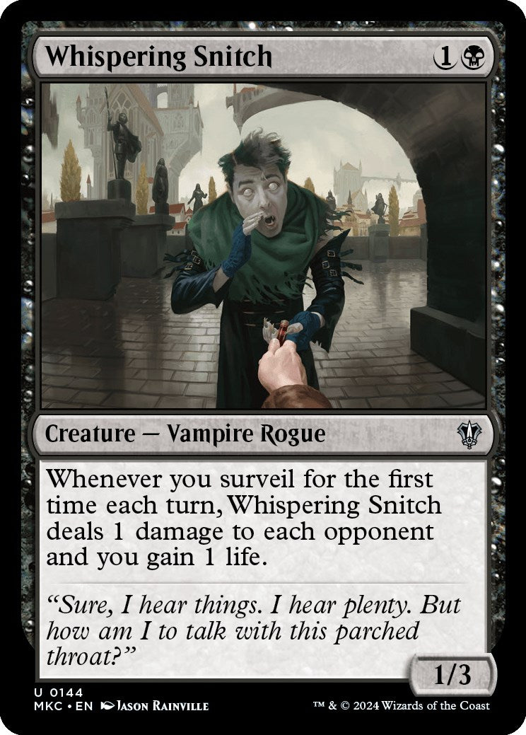 Whispering Snitch [Murders at Karlov Manor Commander]-1