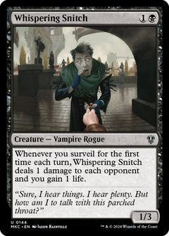 Whispering Snitch [Murders at Karlov Manor Commander]-1
