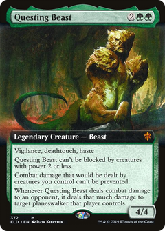 Questing Beast (Extended Art) [Throne of Eldraine]-1