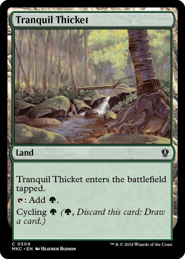 Tranquil Thicket [Murders at Karlov Manor Commander]-1