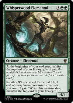 Whisperwood Elemental [Murders at Karlov Manor Commander]-1