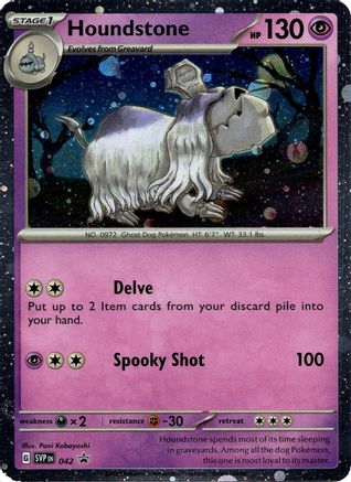 Houndstone (042) (Cosmos Holo) [Scarlet & Violet: Black Star Promos]-1