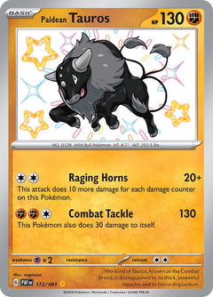 Paldean Tauros (172/091) [Scarlet & Violet: Paldean Fates]-1
