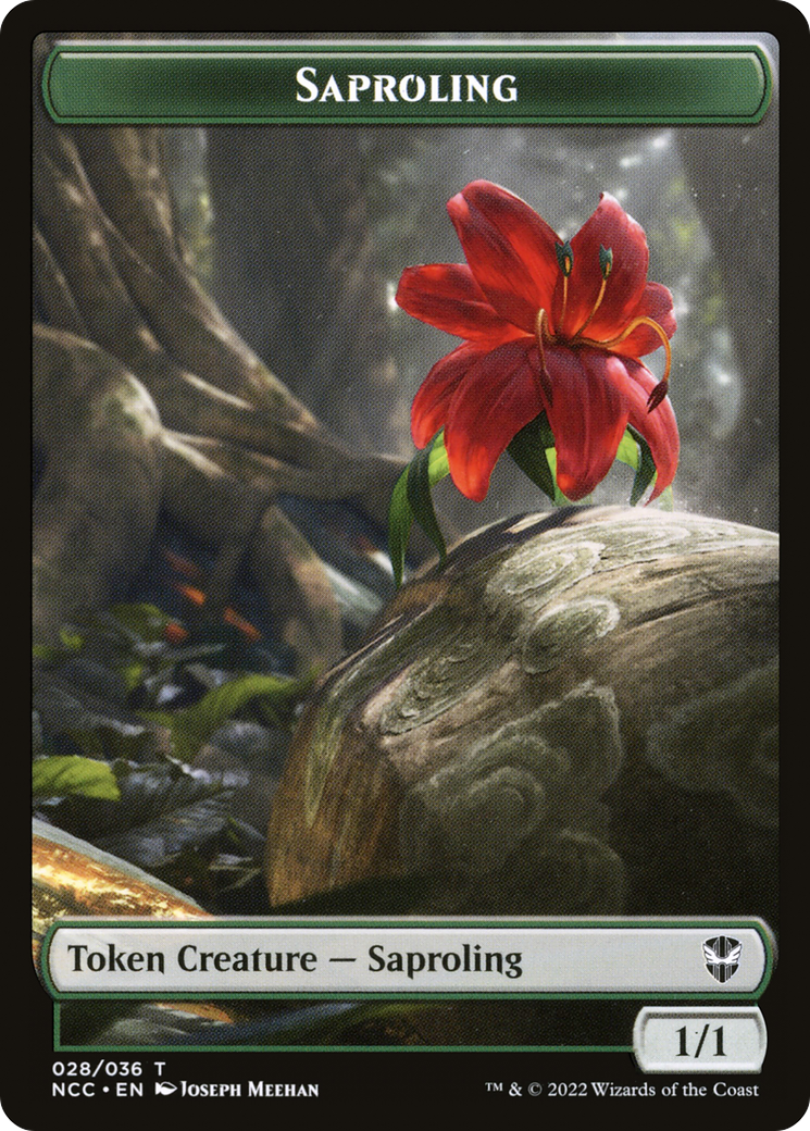 Saproling (TNCC-028) - New Capenna Commander Tokens Foil-1