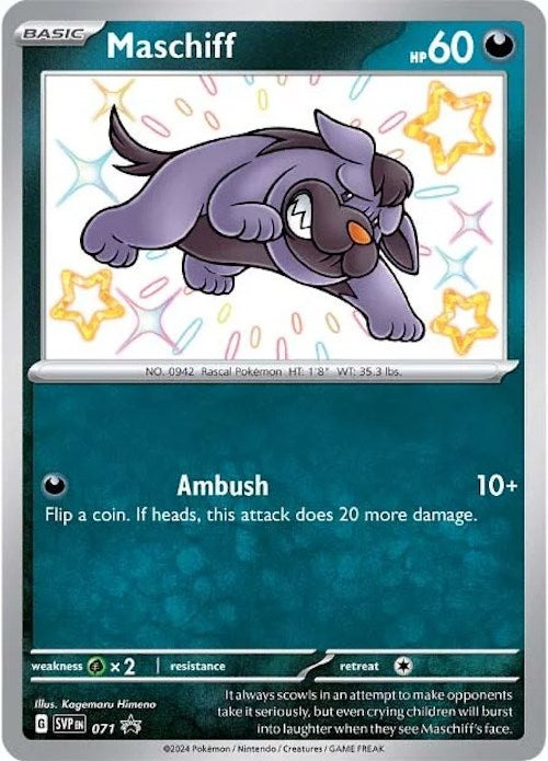 Maschiff (SVP071) [Scarlet & Violet: Black Star Promos]-1