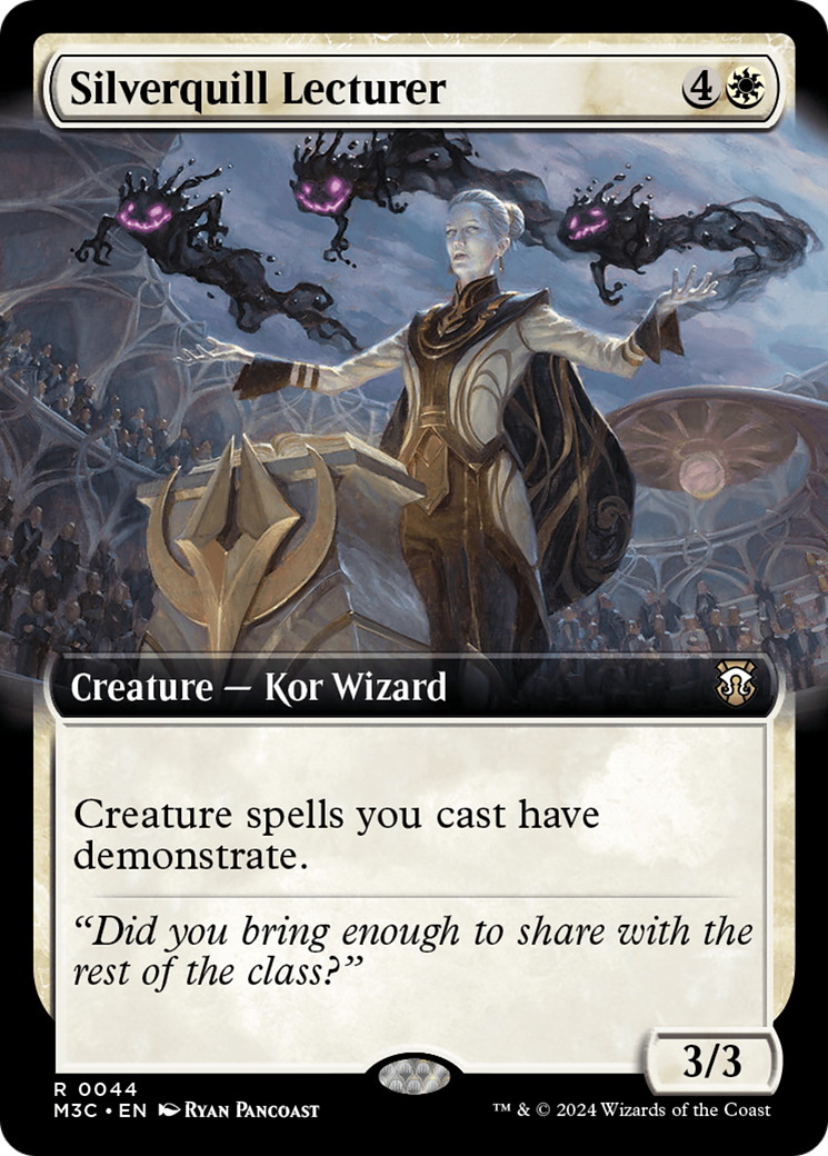 Silverquill Lecturer (Extended Art) [Modern Horizons 3 Commander]-1