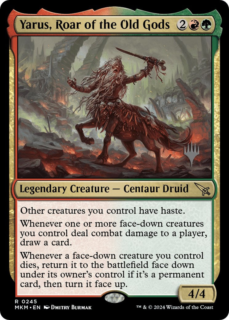 Yarus, Roar of the Old Gods (Promo Pack) [Murders at Karlov Manor Promos]-1