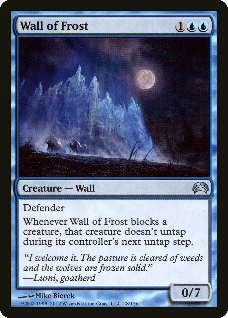 Wall of Frost (PC2-028) - Planechase 2012 Foil-1