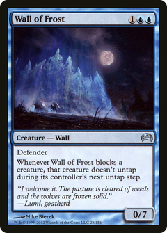 Wall of Frost (PC2-028) - Planechase 2012 Foil-1