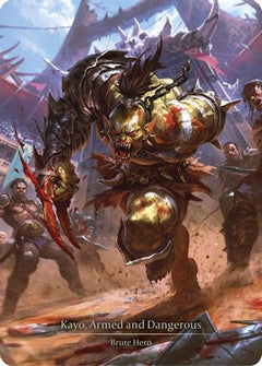 Kayo, Armed and Dangerous (Marvel) [HVY001] (Heavy Hitters)  Cold Foil-3