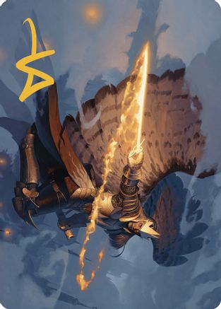 Aurelia's Vindicator Art Card (Gold-Stamped Signature) (ASMKM-001) - Art Series: Murders at Karlov Manor-1