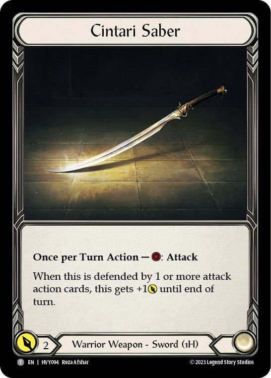 Mandible Claw // Cintari Saber [HVY005 // HVY094] (Heavy Hitters)-2