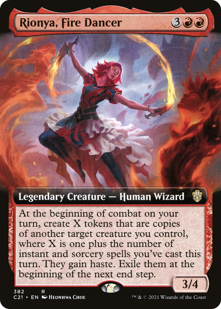 Rionya, Fire Dancer (Extended Art) [Commander 2021]-1
