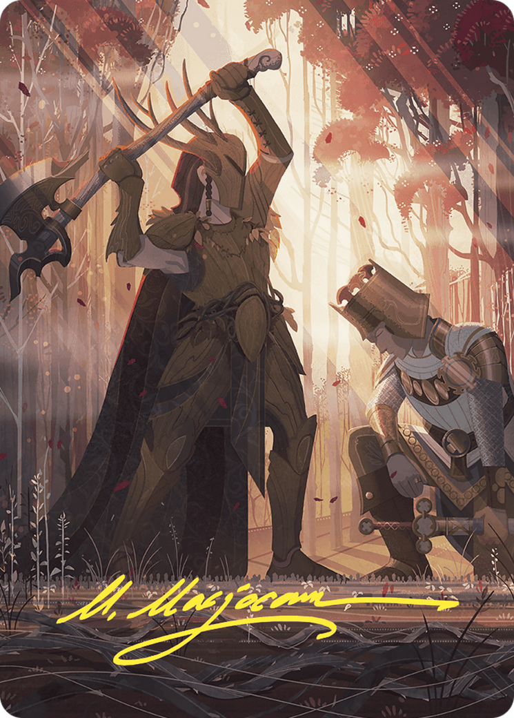 Karmic Justice // Karmic Justice (AWOE-062) - Wilds of Eldraine Art Series (Borderless)-1