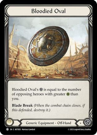 Bloodied Oval (BET003) - Blitz Deck: Heavy Hitters - Betsy-1