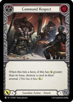 Command Respect (Red) [BET008] (Heavy Hitters Betsy Blitz Deck)-1
