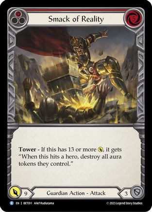 Smack of Reality (Red) [BET011] (Heavy Hitters Betsy Blitz Deck)-1