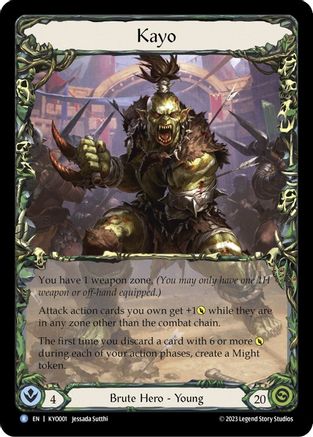 Kayo, Armed and Dangerous [KYO001] (Heavy Hitters Kayo Blitz Deck)  Rainbow Foil-1