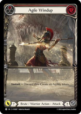 Agile Windup (Red) [KYO007] (Heavy Hitters Kayo Blitz Deck)-1