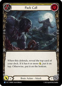 Pack Call (Yellow) [RNR019] (Rhinar Hero Deck)-1