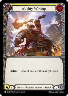 Mighty Windup (Yellow) [RNR018] (Rhinar Hero Deck)-1