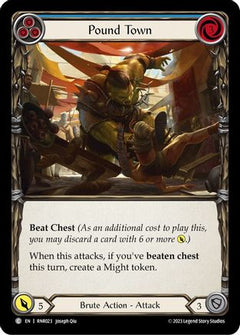 Pound Town (Blue) [RNR023] (Rhinar Hero Deck)-1