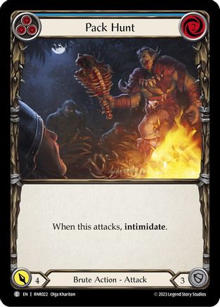 Pack Hunt (Blue) [RNR022] (Rhinar Hero Deck)-1
