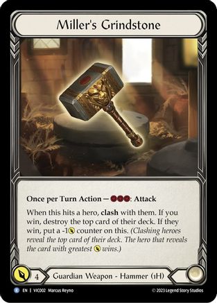 Miller's Grindstone [VIC002] (Heavy Hitters Victor Blitz Deck)-1