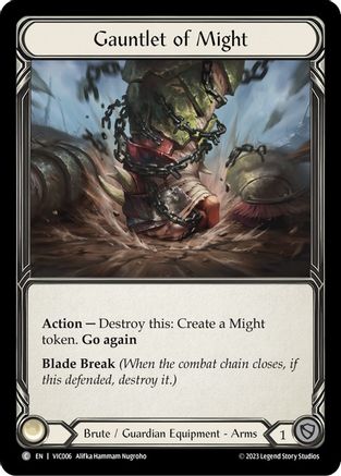 Gauntlet of Might [VIC006] (Heavy Hitters Victor Blitz Deck)-1