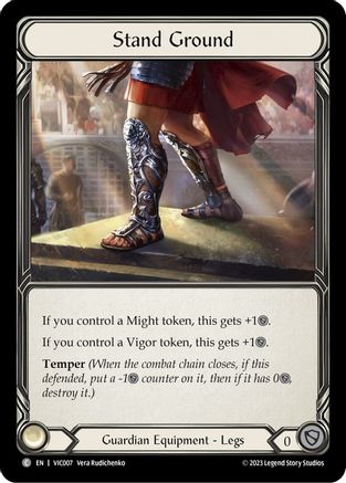 Stand Ground [VIC007] (Heavy Hitters Victor Blitz Deck)-1