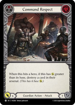 Command Respect (Red) [VIC008] (Heavy Hitters Victor Blitz Deck)-1