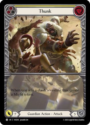 Thunk (Yellow) [VIC018] (Heavy Hitters Victor Blitz Deck)-1