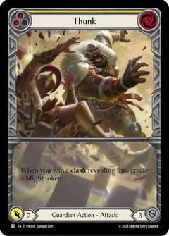 Thunk (Yellow) [VIC018] (Heavy Hitters Victor Blitz Deck)-1